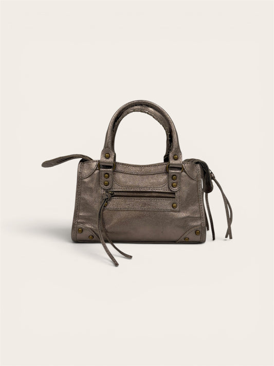 GAGA Mini Sac - Cuir Taupe