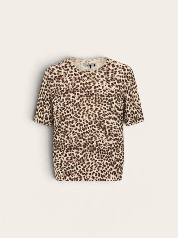 PLEASE Pull manches courtes M6389WLM20 - Leopard