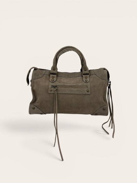 GAGA Sac - Daim Taupe Clair