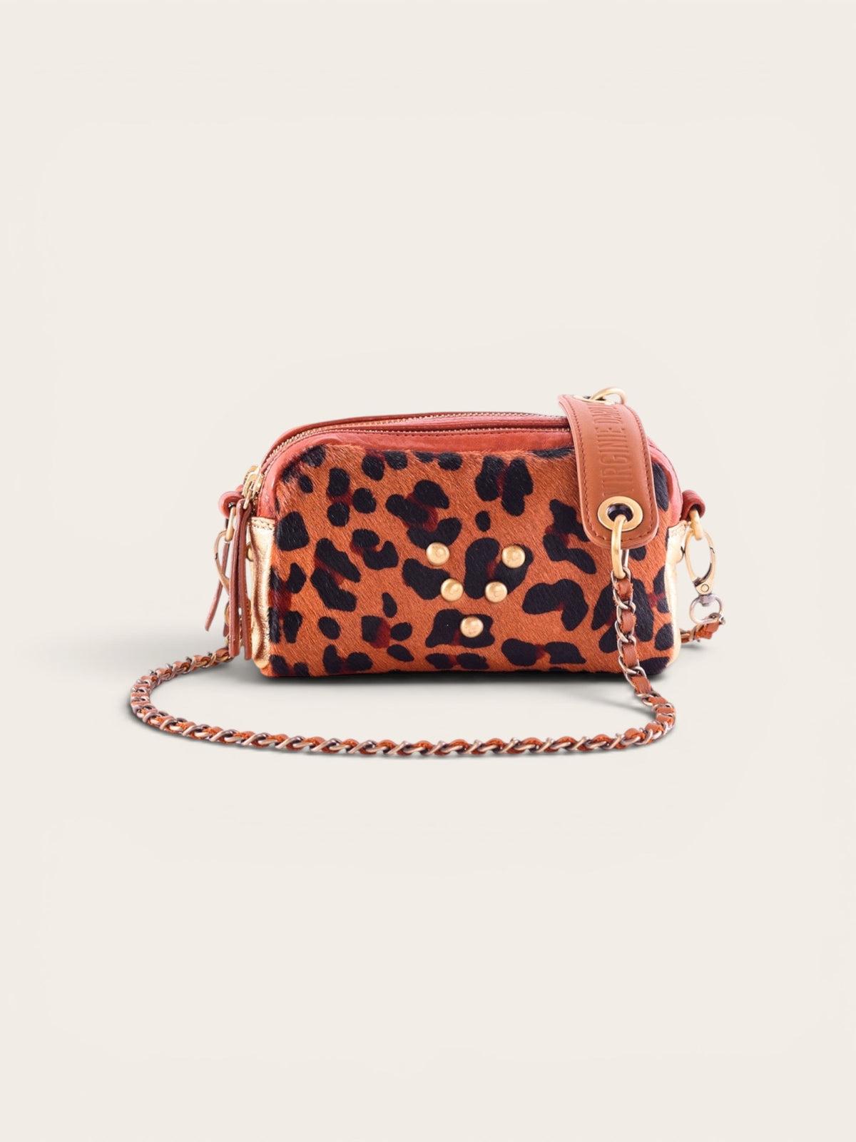 VIRGINIE DARLING Sac Make-me Up Petit - Pony Leopard