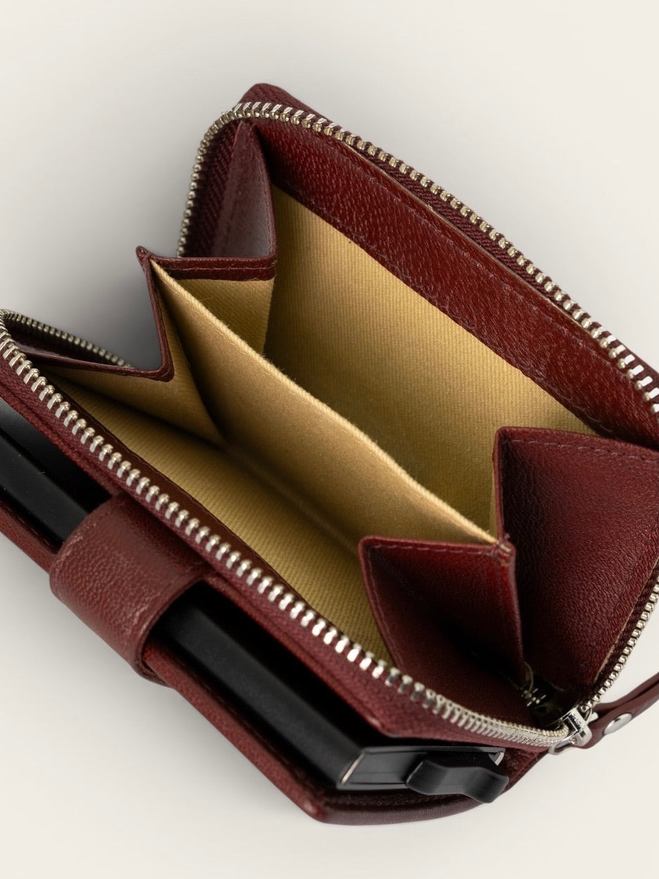 NEUVILLE Wallet Slider -  Burgundy