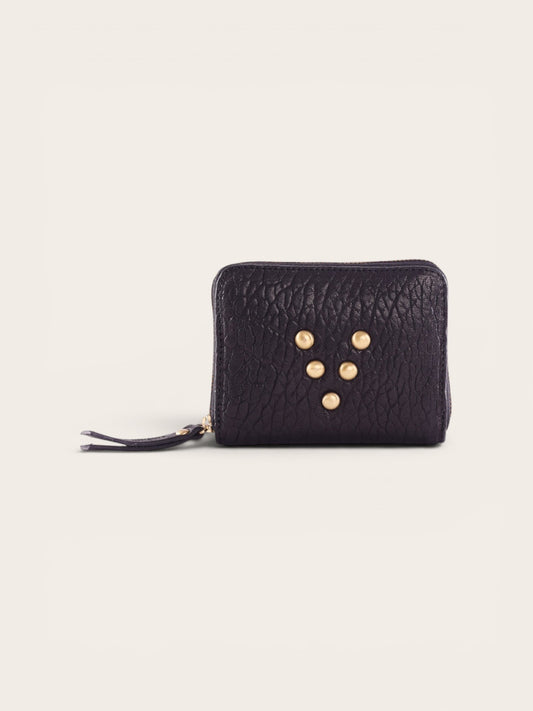 VIRGINIE DARLING Nano Wallet Darling - Bubble Black Leather