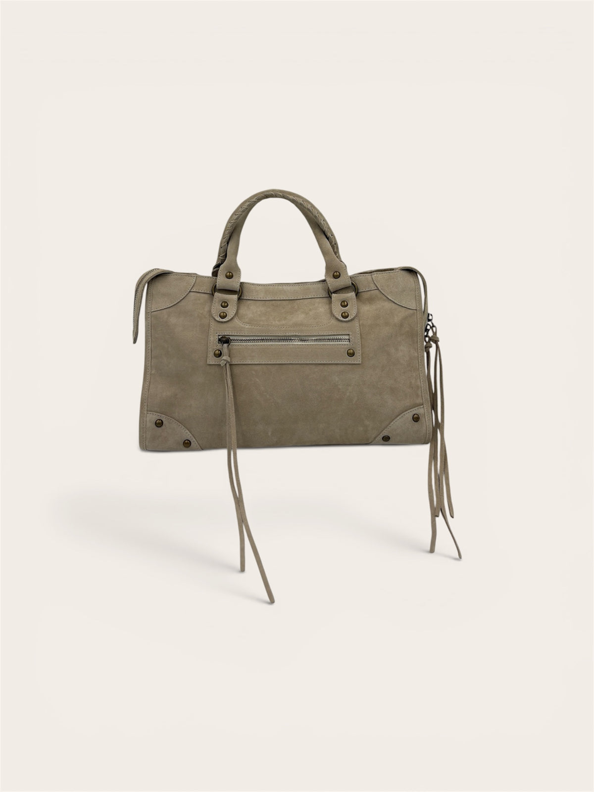 GAGA Sac - Daim Crème/Ecru