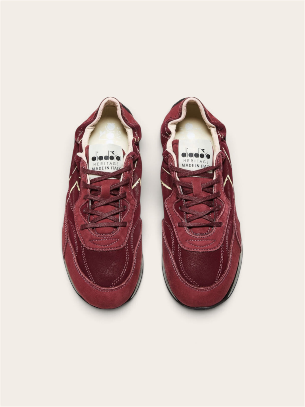 DIADORA Basket Equipe Revenge Etoile Italia - Violet Truffe, Bordeaux