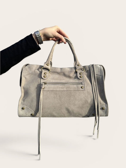 GAGA Sac - Daim Gris Clair