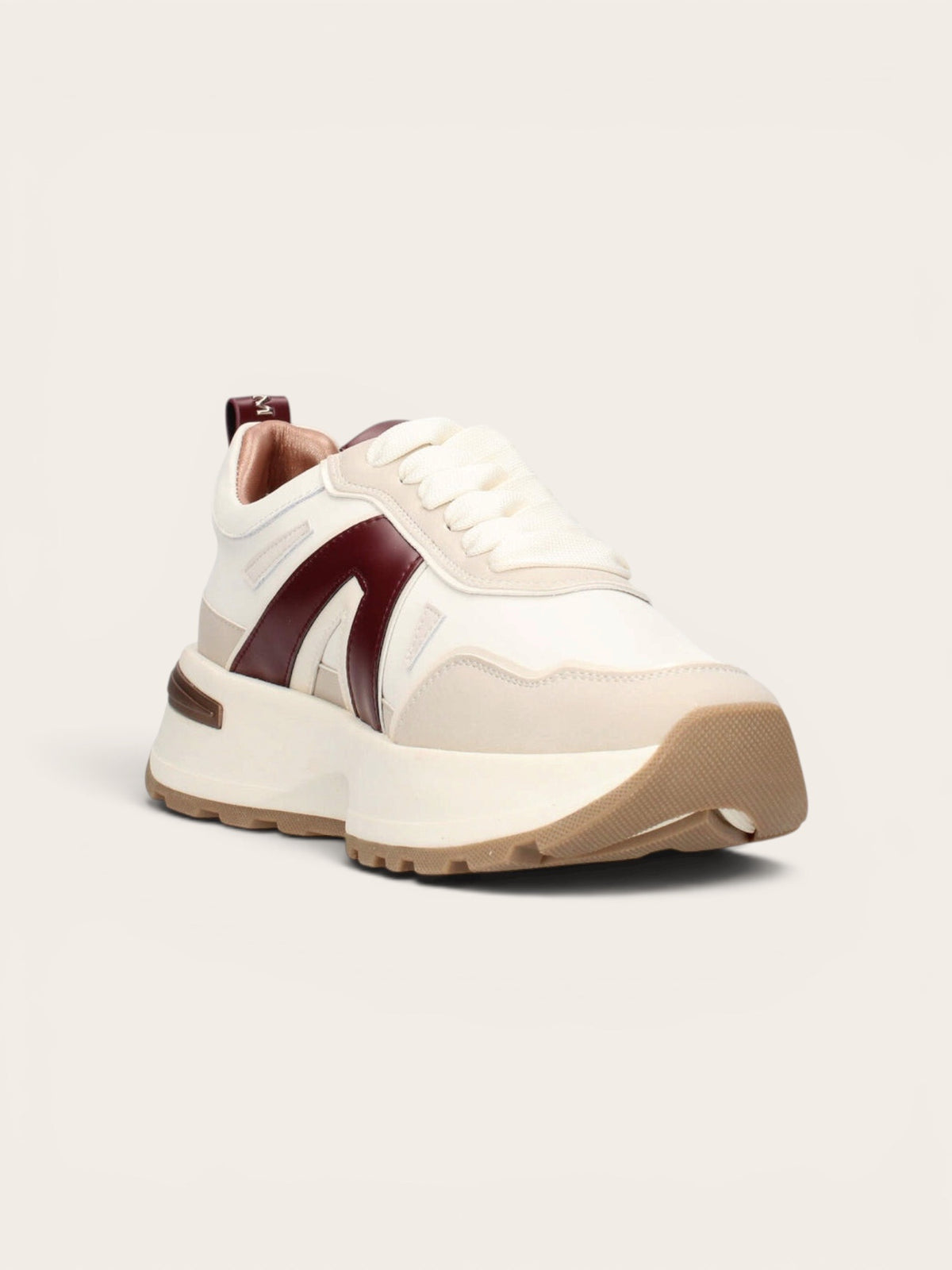 ALEXANDER SMITH Basket Liverpool - Off White Burgundy