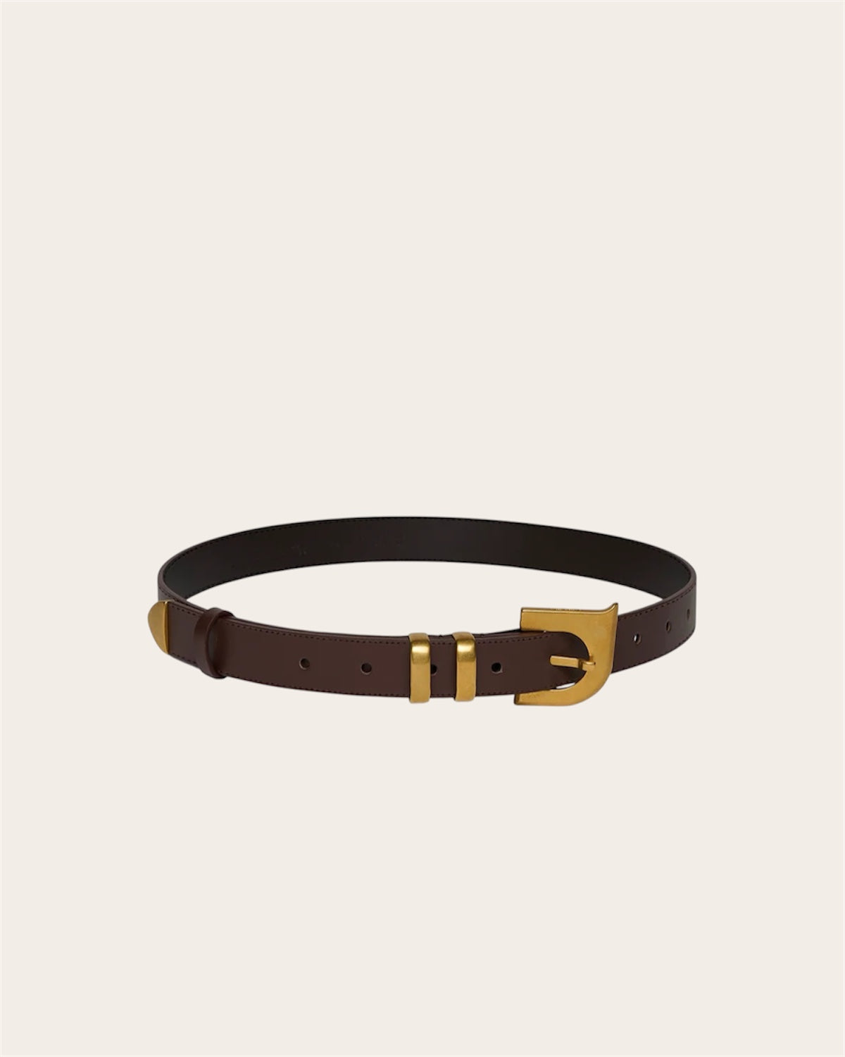 NANUSHKA Ceinture Ryket - Dark Brown