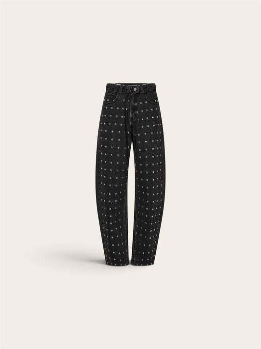 Haute L'amitié Jeans à clous - Noir