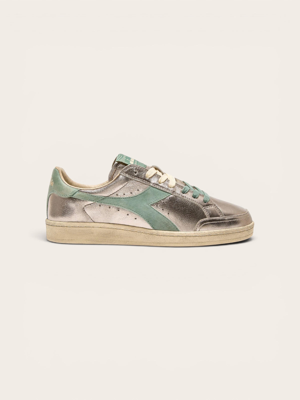 DIADORA Basket Prestige Metal Used - Beige Sesame