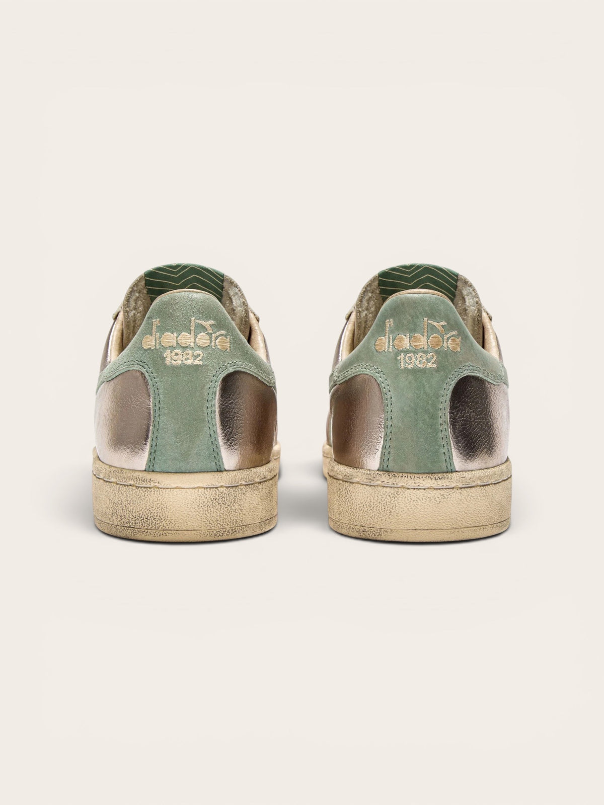 DIADORA Basket Prestige Metal Used - Beige Sesame
