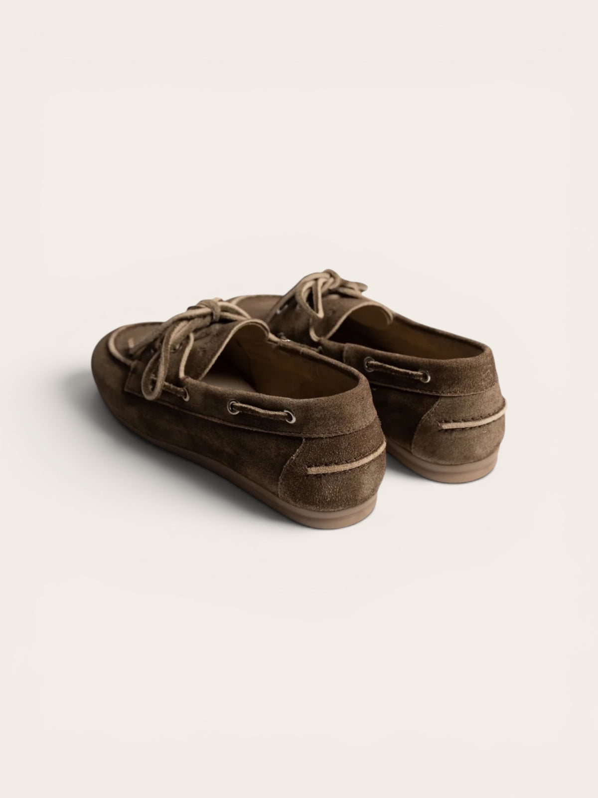 POSA Mocassins Daim Brossé - Brun foncé