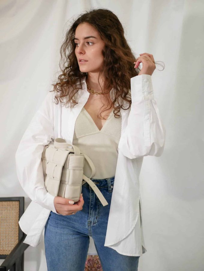 Sac Cassetta beige – Image 5