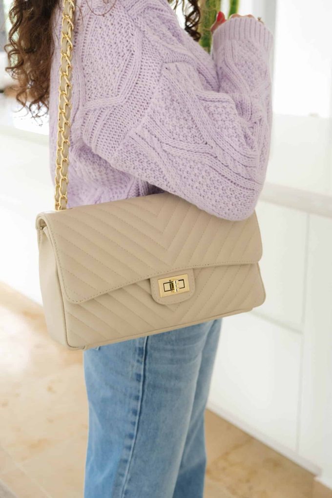 Sac Classic Medium beige – Image 2