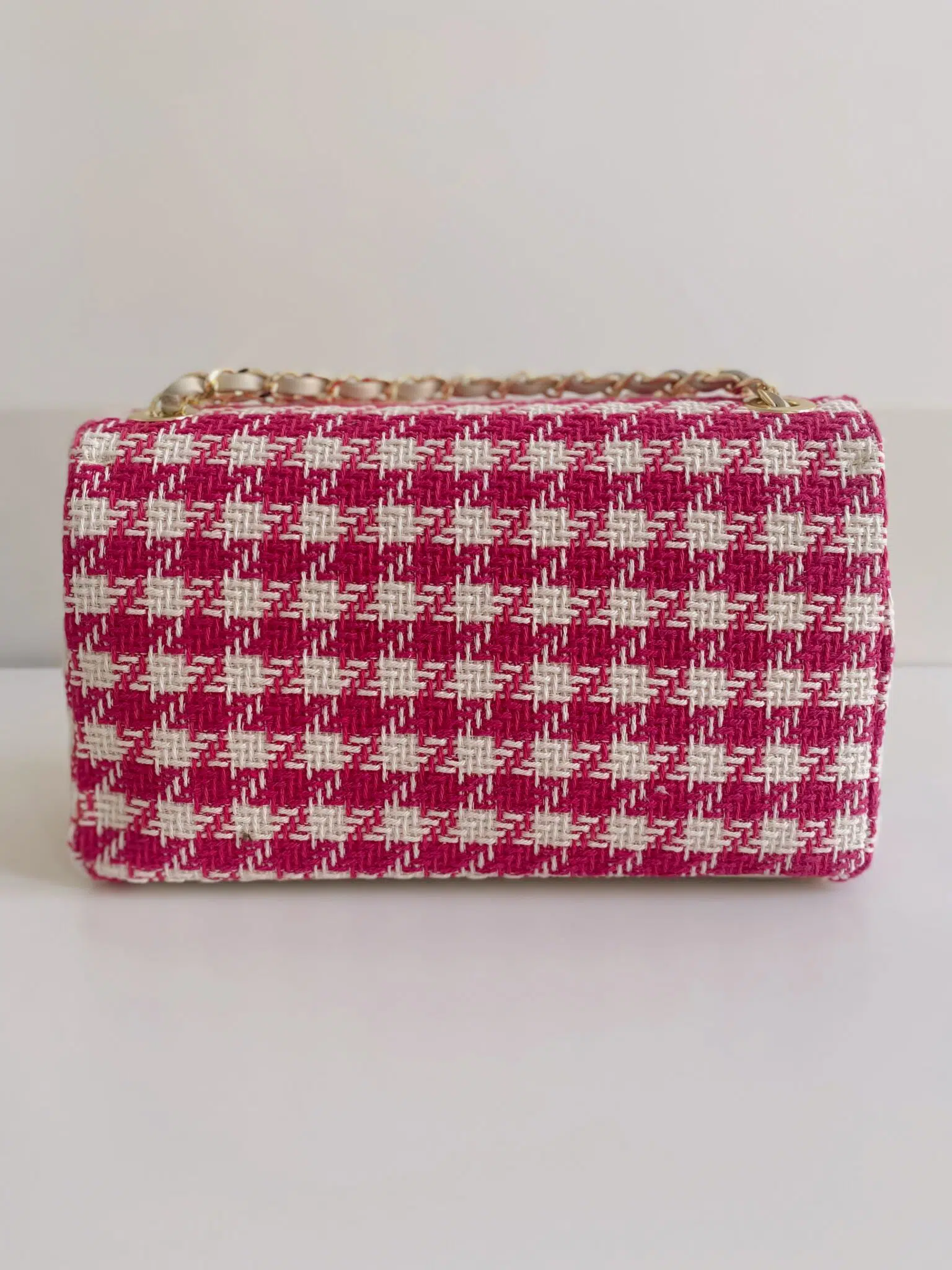 Sac Coco pied-de-poule fuchsia – Image 6
