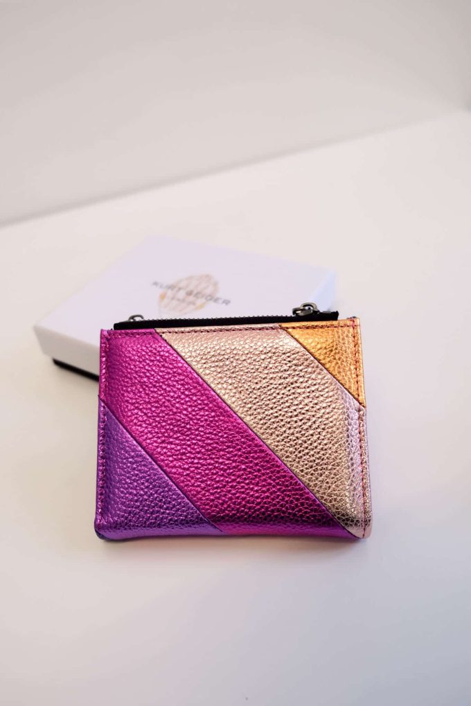 PORTE FEUILLE KURT GEIGER - Métallisé arc-en-ciel – Image 2