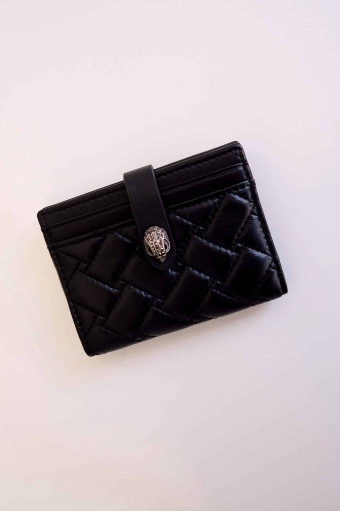 PORTE CARTE KURT GEIGER - Matelassé noir