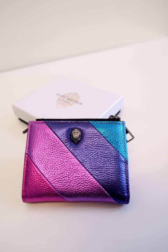 PORTE FEUILLE KURT GEIGER - Métallisé arc-en-ciel