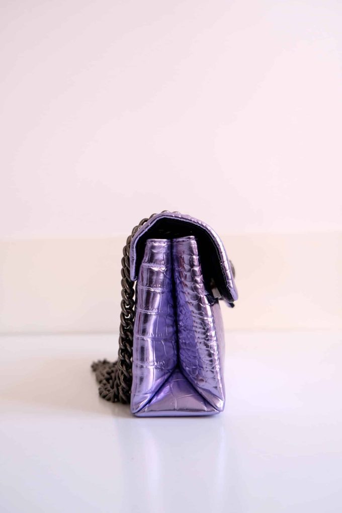 Sac Kurt Geiger - Croc Mini Kensington Bag Lila – Image 3