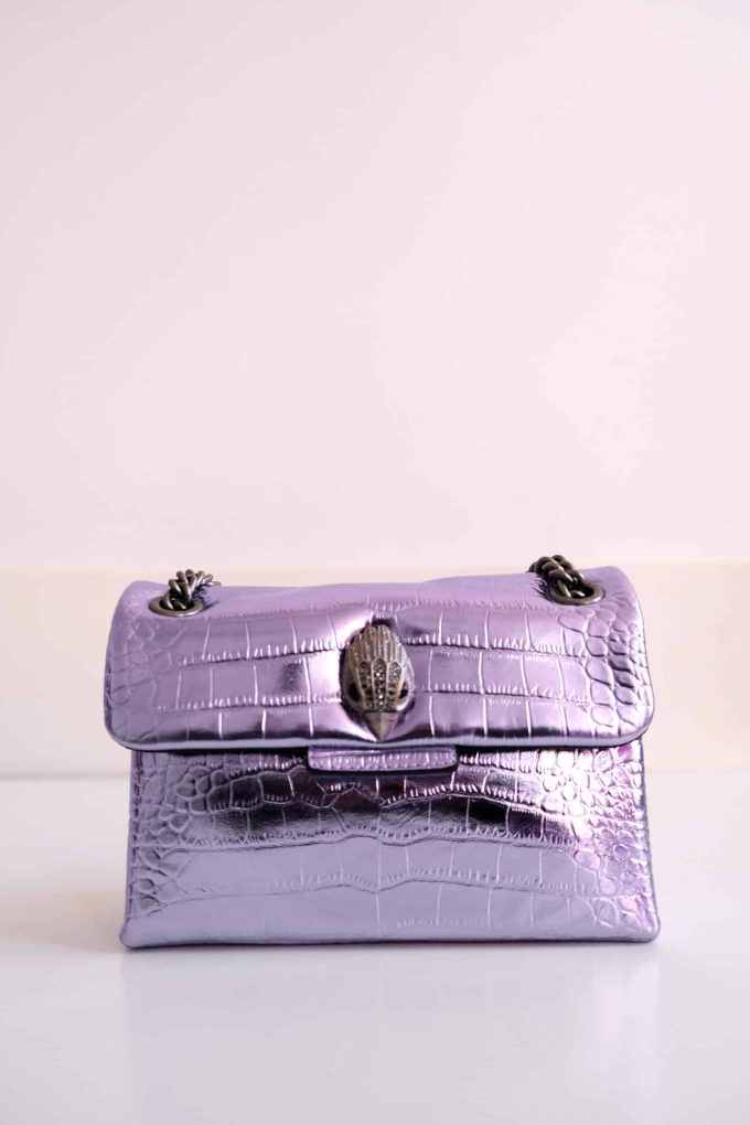 Sac Kurt Geiger - Croc Mini Kensington Bag Lila