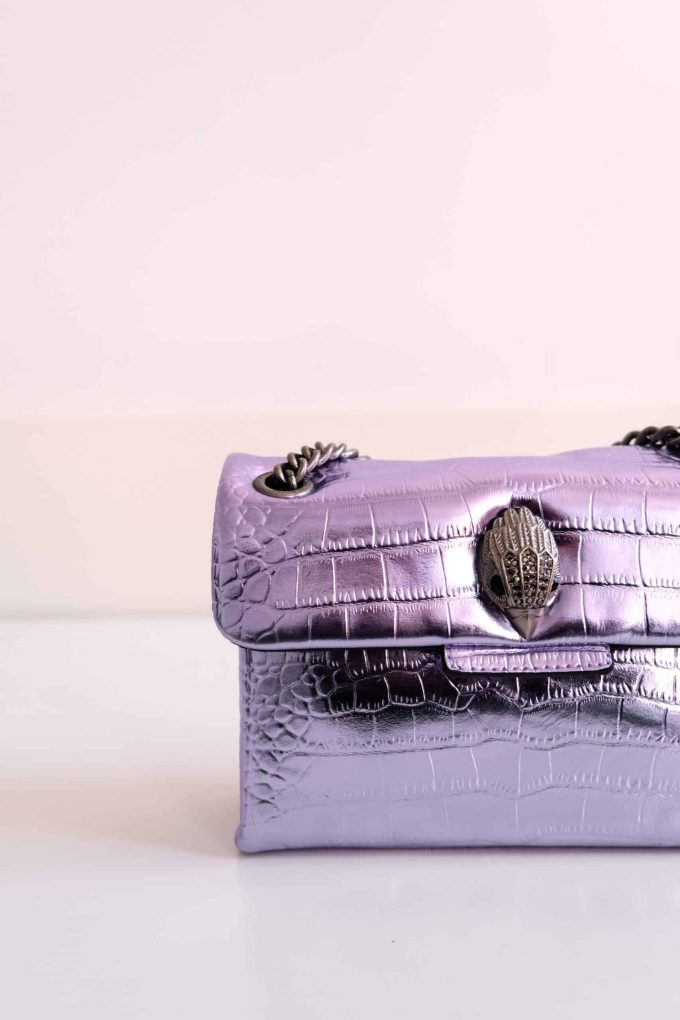 Sac Kurt Geiger - Croc Mini Kensington Bag Lila – Image 2