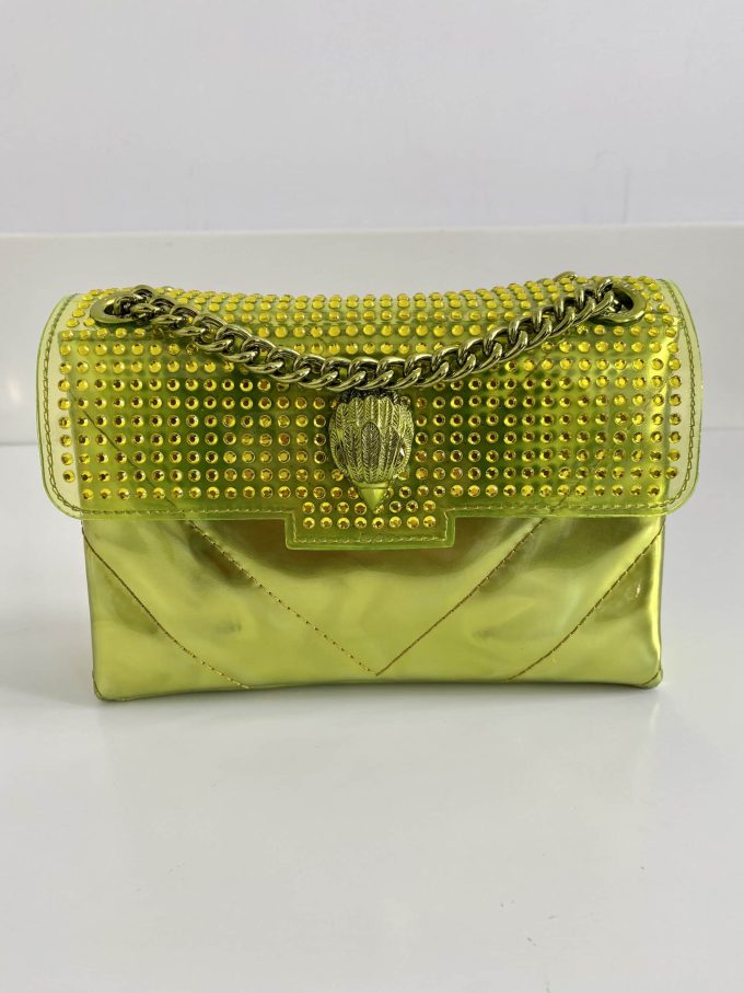Sac Kurt Geiger - Mini Kensington bag leather lime – Image 2