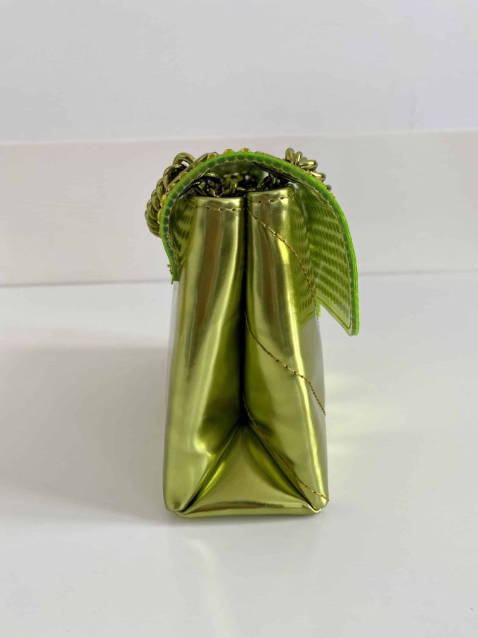 Sac Kurt Geiger - Mini Kensington bag leather lime – Image 5