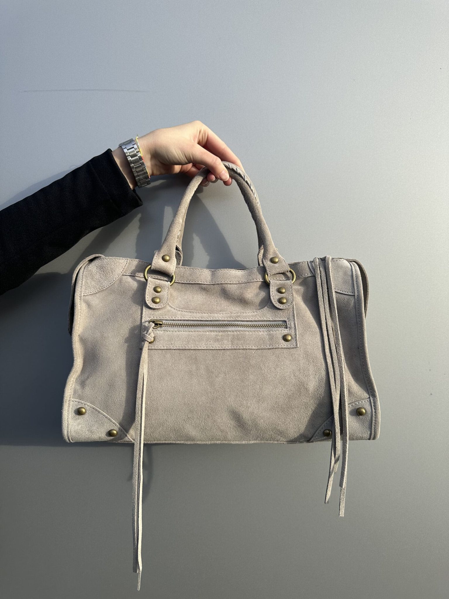 Sac Gaga gris clair