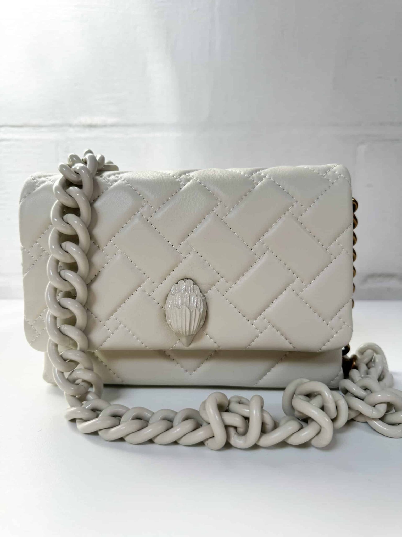 SAC KURT GEIGER - Mini Kensington Flap beige – Image 4