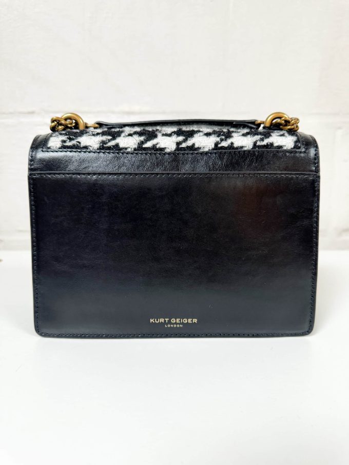SAC KURT GEIGER - Shoreditch cross body noir et blanc – Image 4